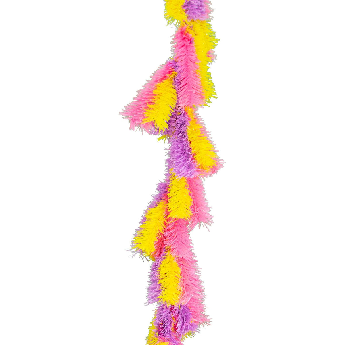 Lee Display's brand new 6ft Easter Tinsel Brush Garland is made in the USA on sale now from leedisplay.com