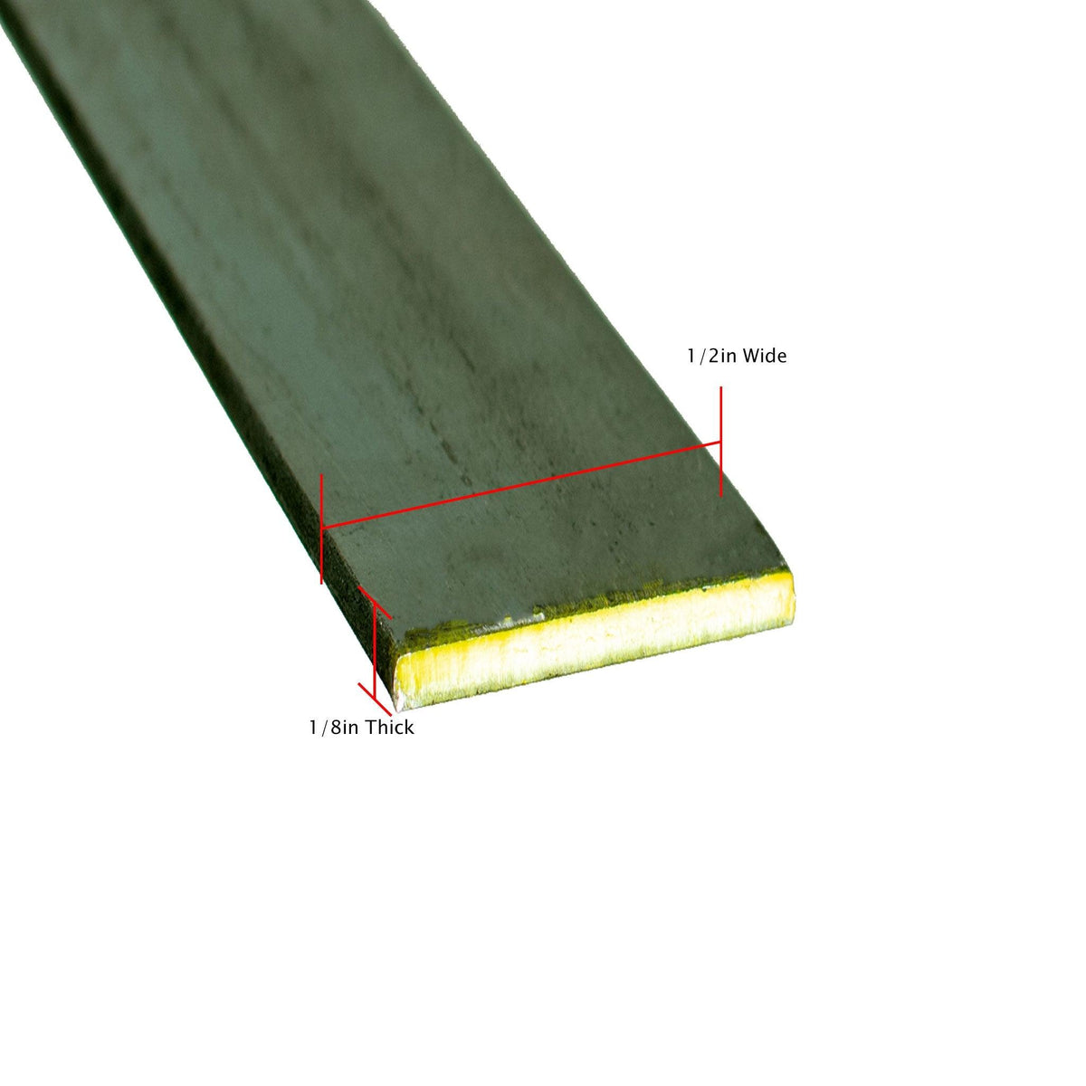 Hot Rolled Flat Bar Steel Raw Materials Sold at Lee Display - 1/2in X 3FT
