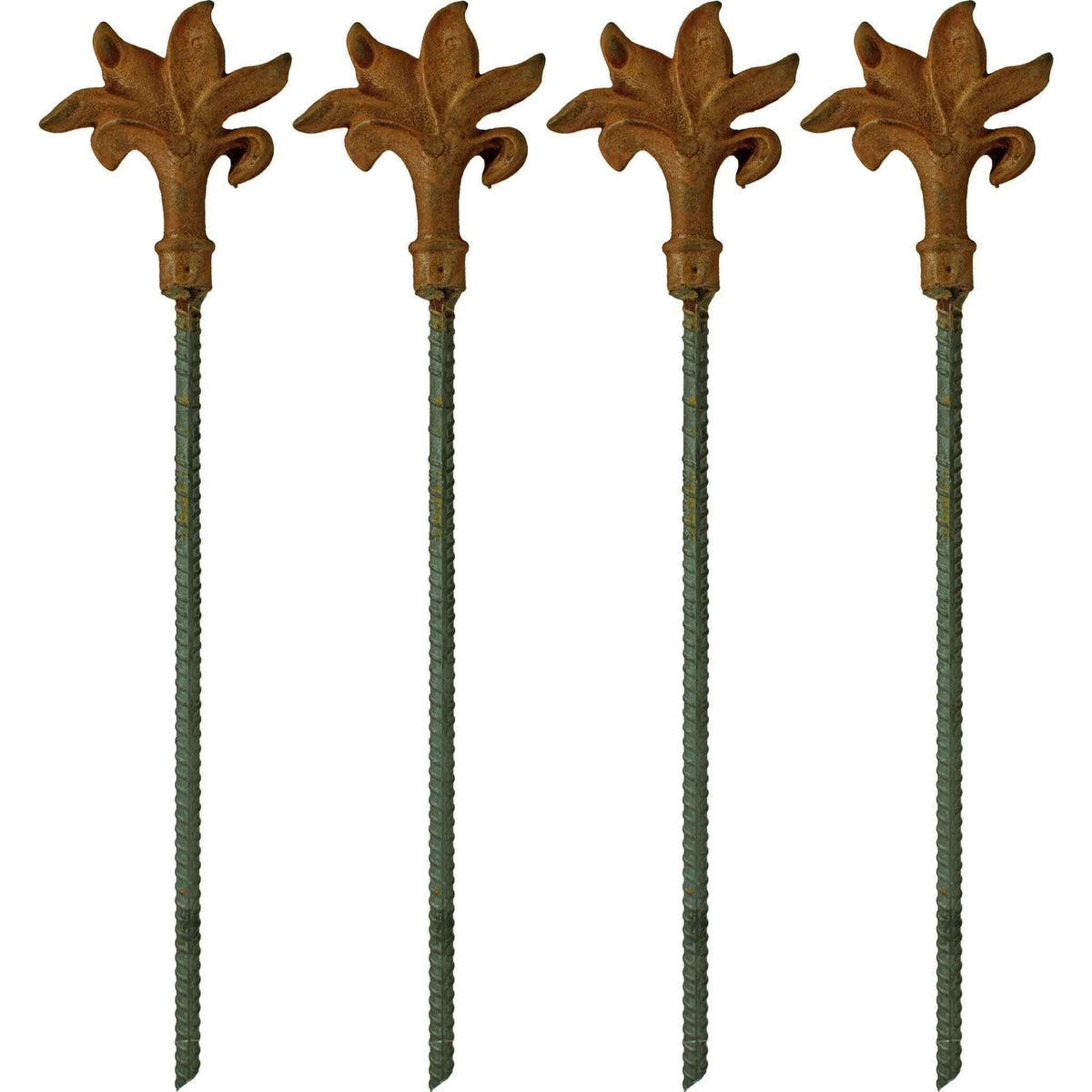 Fleur-De-Lis Garden Hose Stake Guides - Lee Display