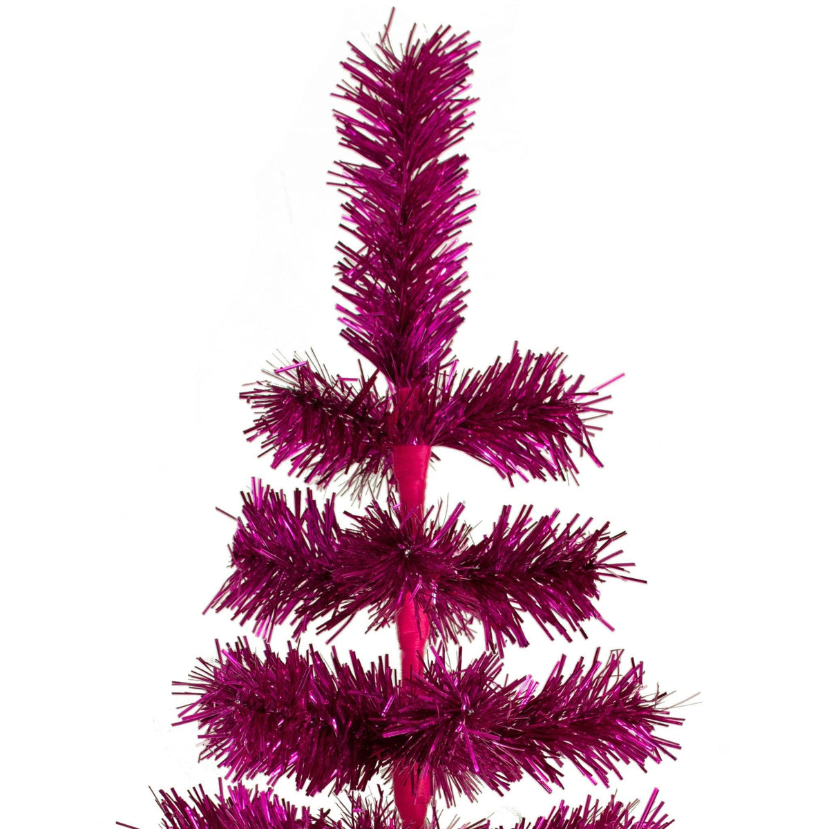 Fuchsia Tinsel Christmas Tree - Lee Display