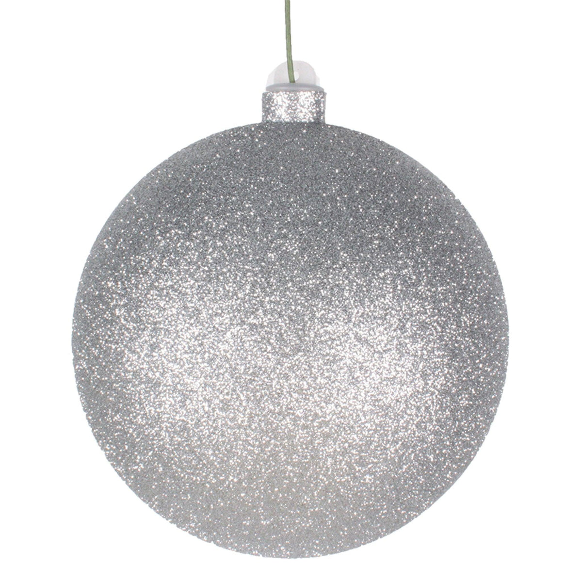 Lee Display offers brand new Shiny Glitter Silver Plastic Ball Ornaments at wholesale prices for affordable Christmas Tree Hanging and Holiday Decorating on sale at leedisplay.com