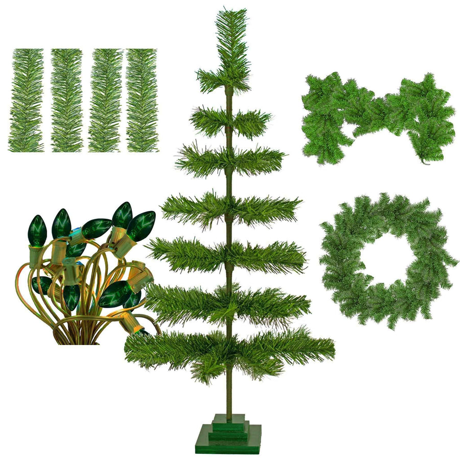 Green Christmas Decoration Bundle Kit - Lee Display