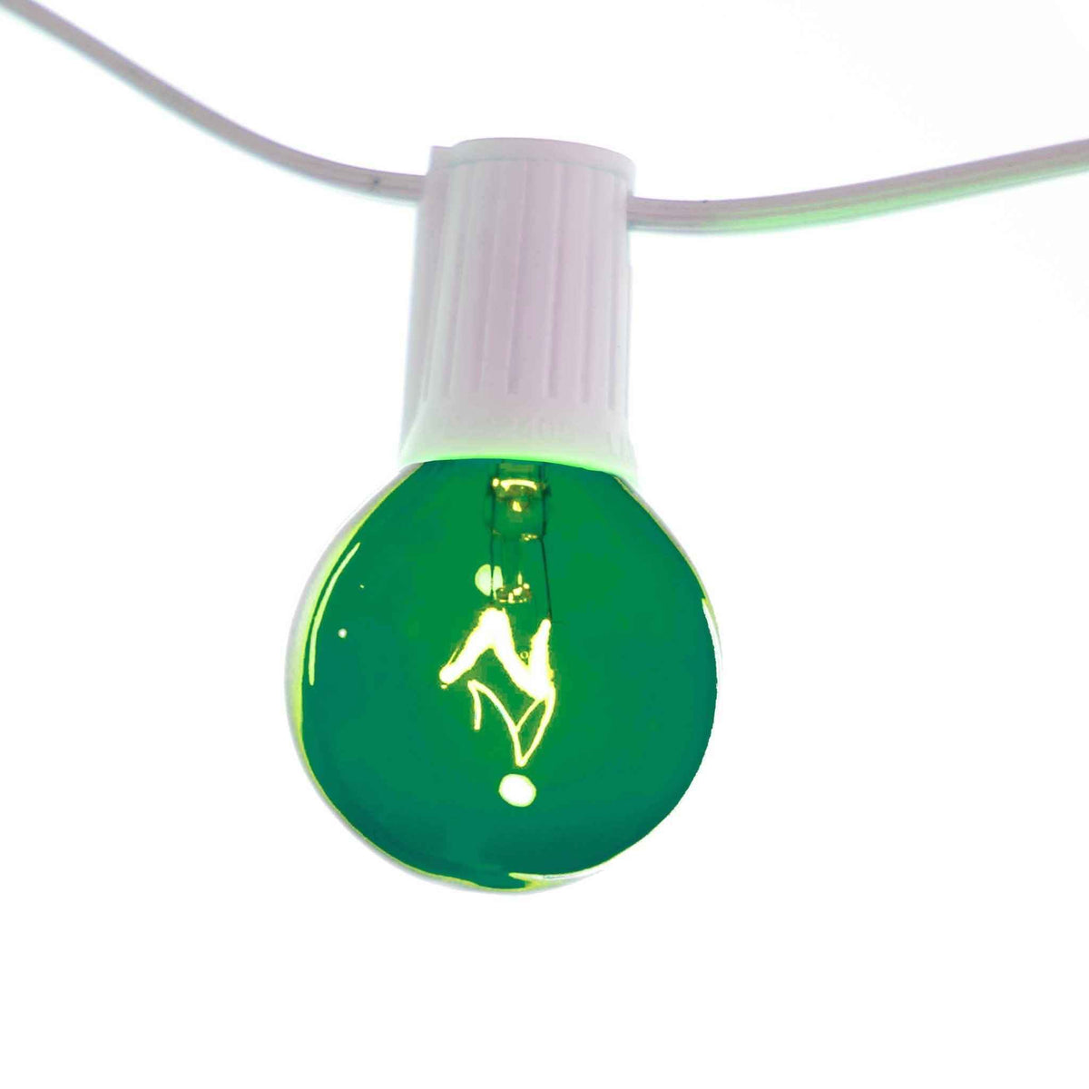 Green G40 Light Bulbs - Lee Display