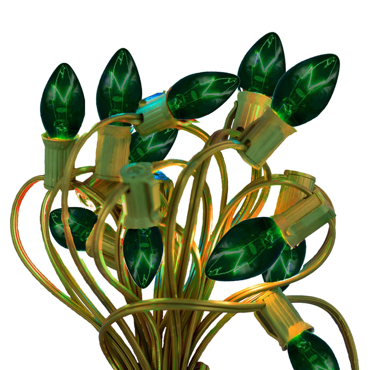Green Magnetic String Lights - Lee Display