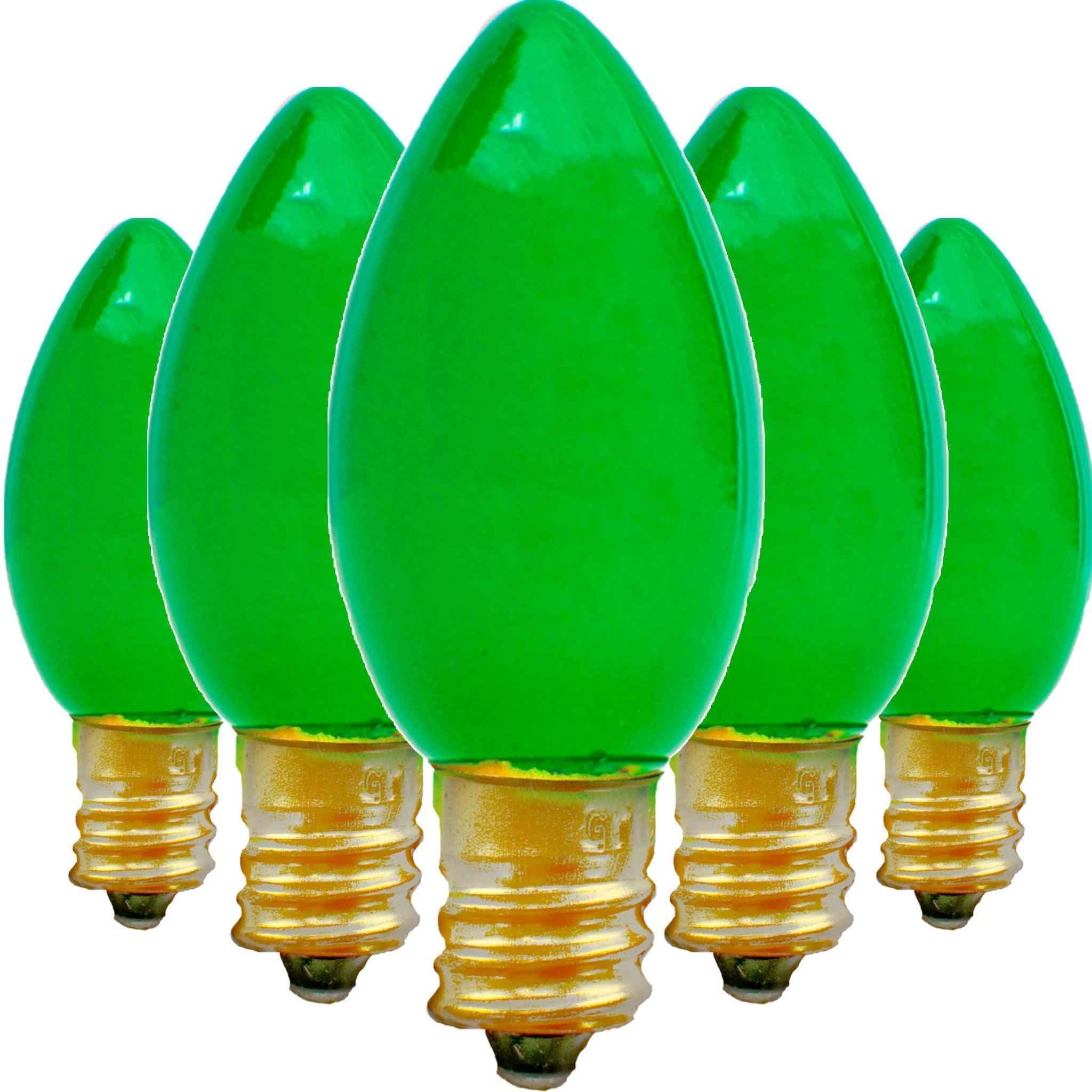 置物 green light C7 C9 Solid Ceramic Green Light Bulbs Replacement Boxes Lee Display