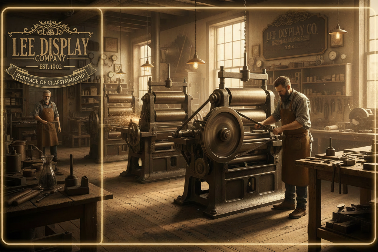 Handcrafted in California Since 1902 — Heritage Banner