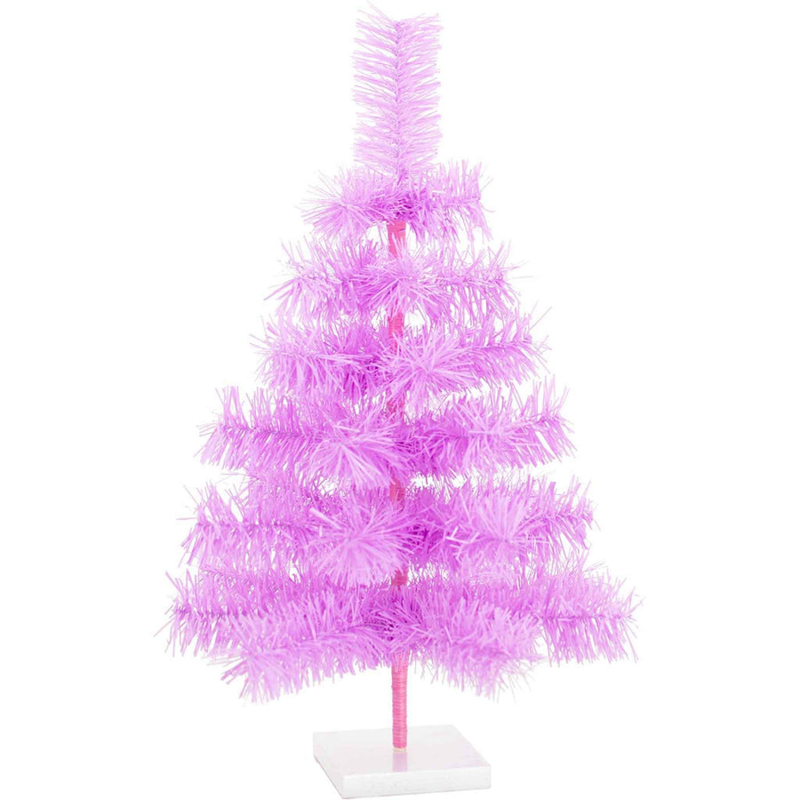 Lavender Tinsel Christmas Tree - Lee Display