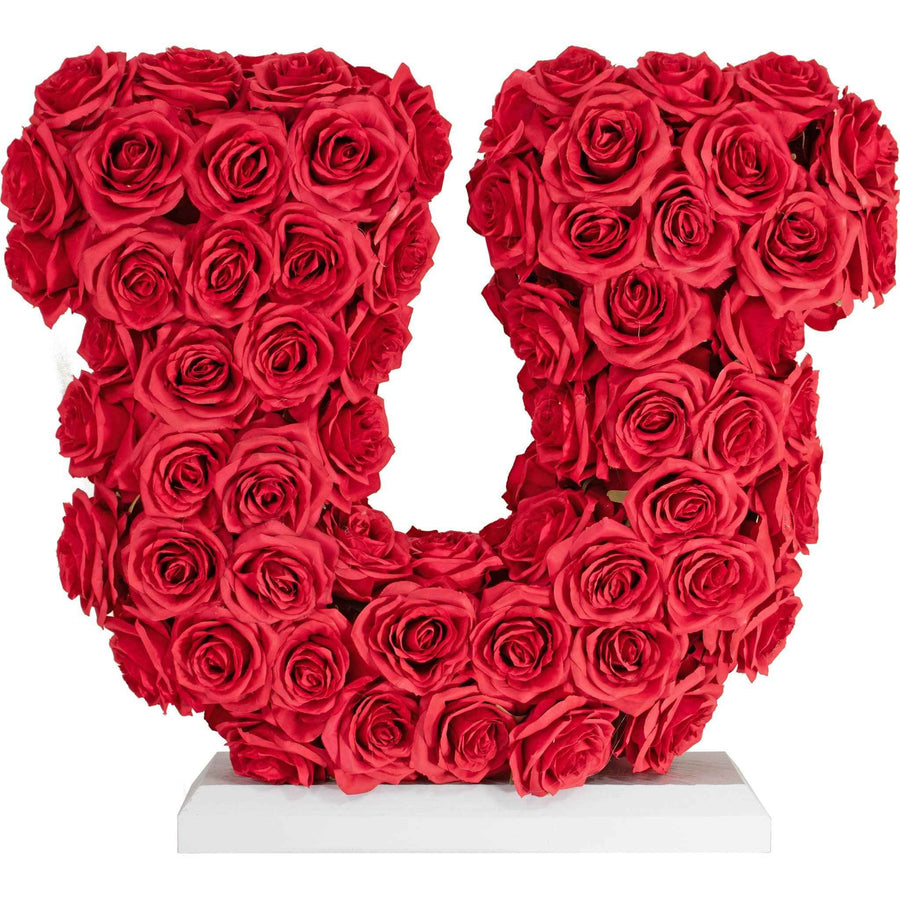 Lucky Rose Petal Horseshoe Centerpiece - Lee Display