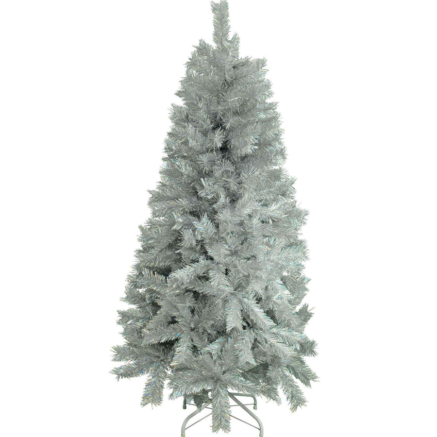 Luxe Christmas Silver Tinsel Tree - Lee Display