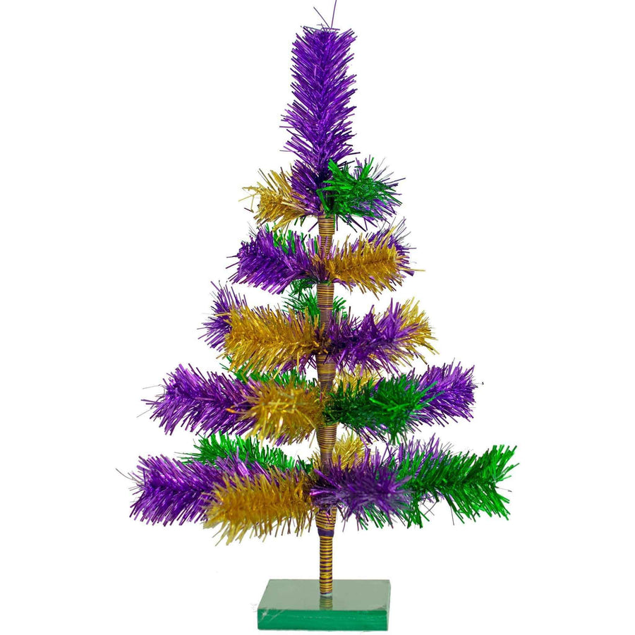 Mardi Gras Mixed Tinsel Christmas Trees - Lee Display