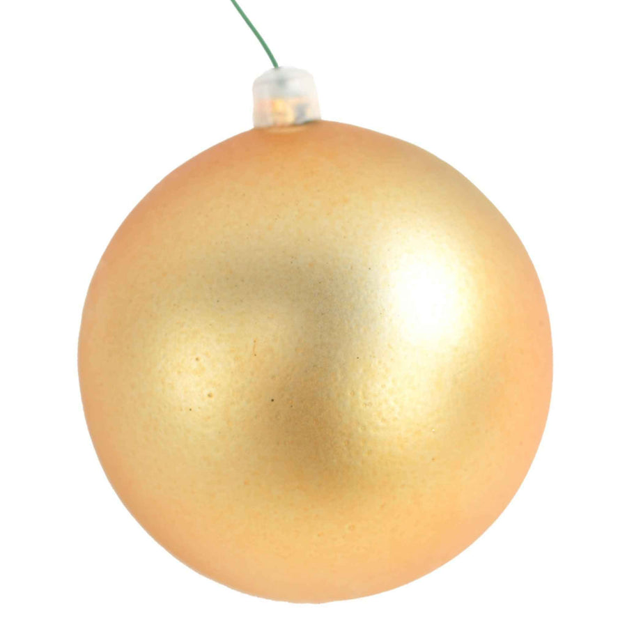 Matte Gold Ball Ornaments - Lee Display