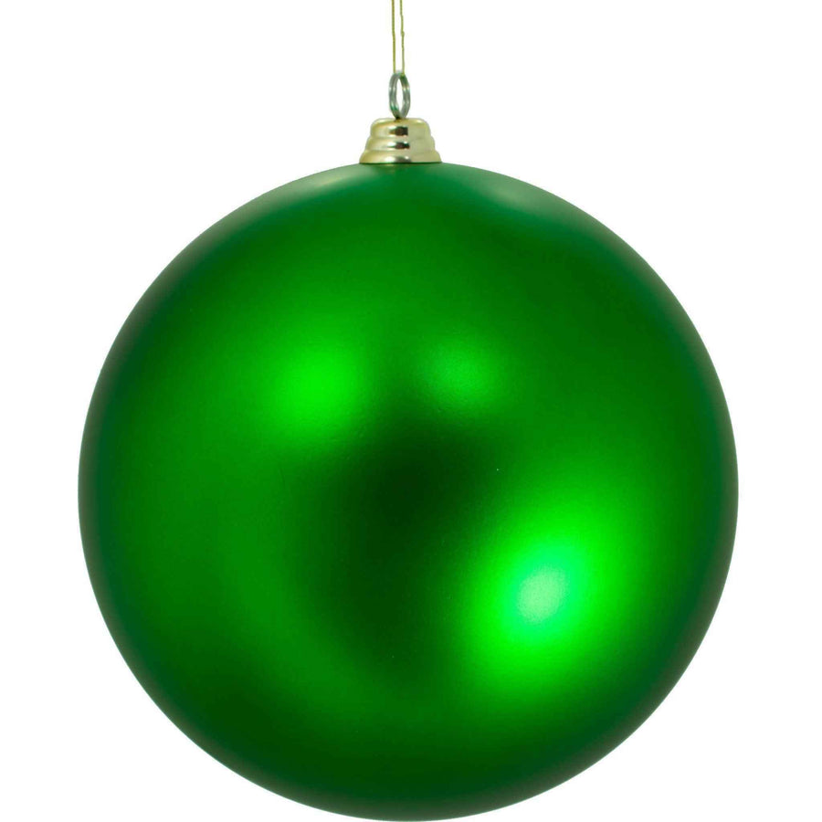 Matte Green Ball Ornaments - Lee Display