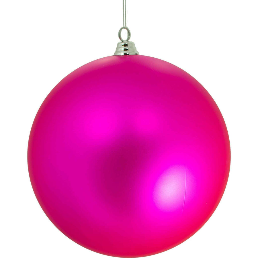 Matte Pink Ball Ornaments - Lee Display