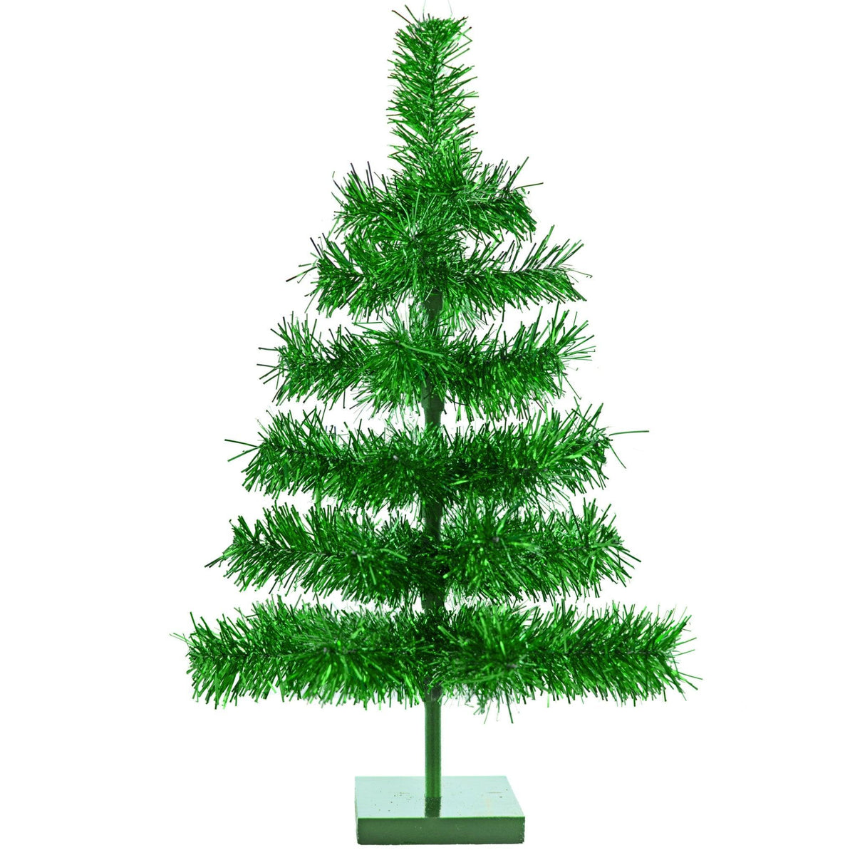 24in Metallic Green Tinsel Christmas Tree on sale at leedisplay.com