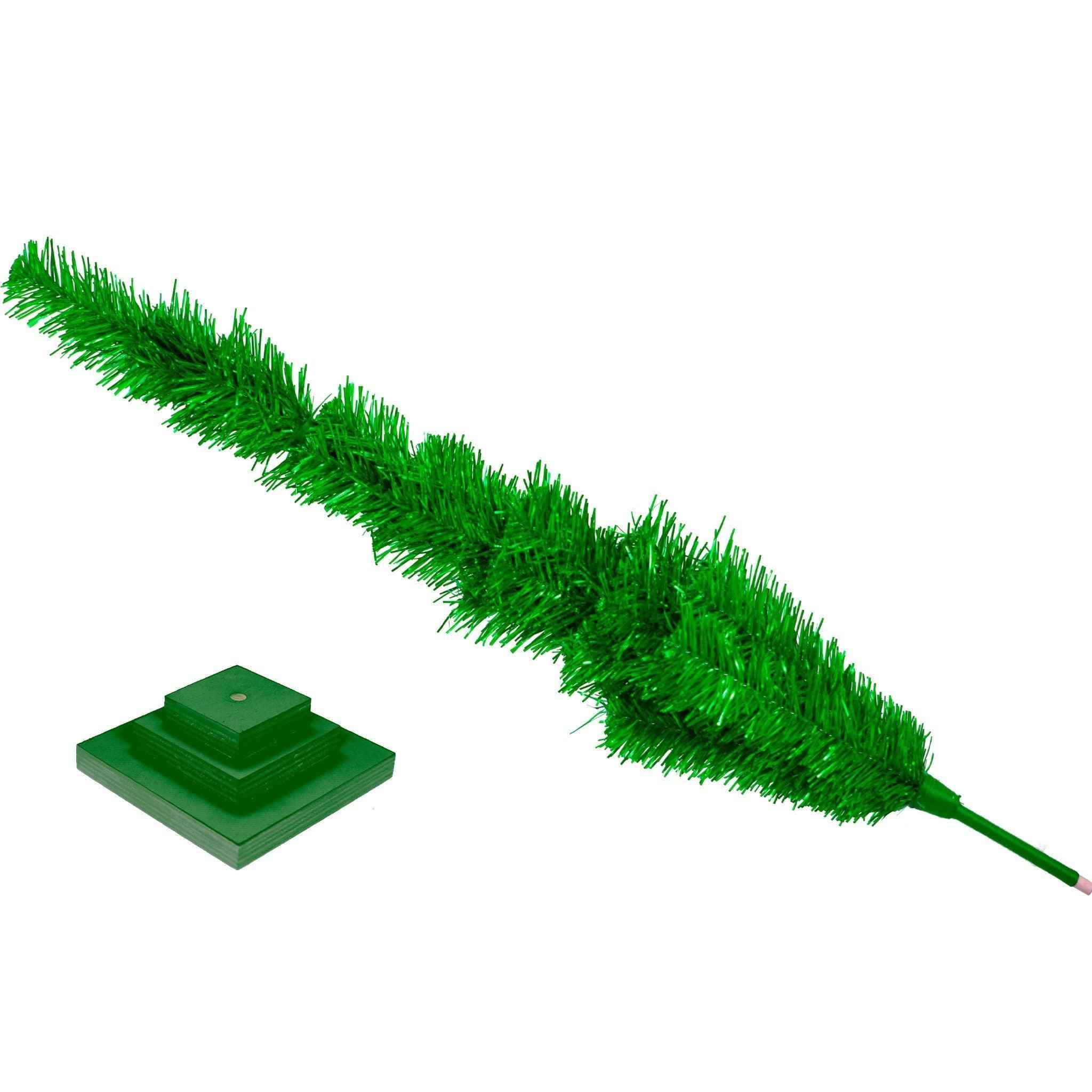 Metallic Green Tinsel Christmas Trees | Shop Lee Display