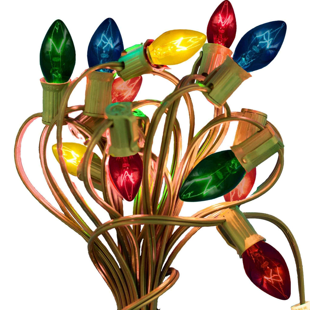 Multi-Color Candelabra Light Bulbs C7 C9 Sold in Boxes of 25 – Lee Display