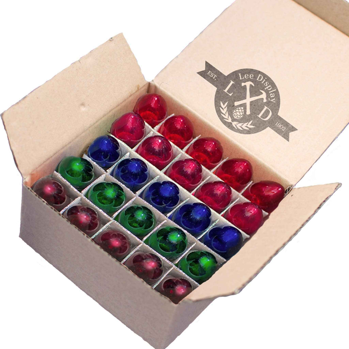 Multi-Color Light Bulbs with Pink - Lee Display