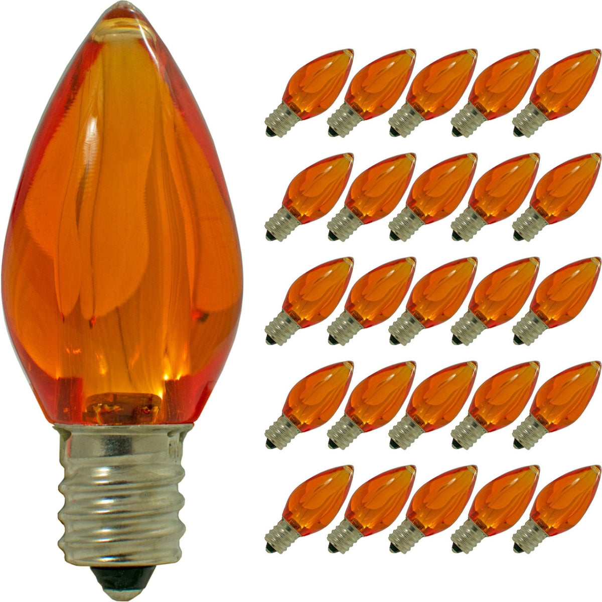 Orange LED Light Bulbs - Lee Display