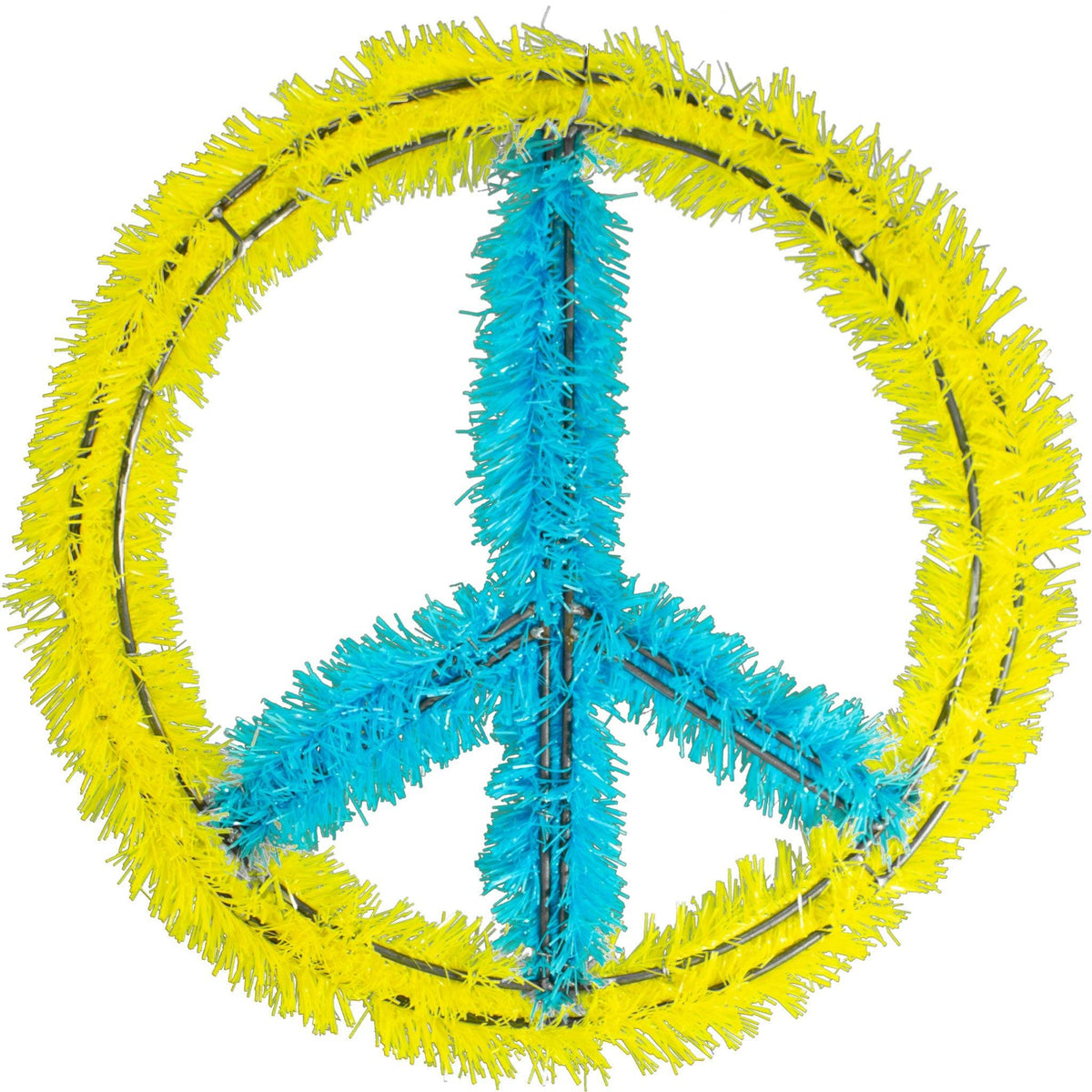 Lee Display stands with the people of Ukraine. Support Ukraine with a Blue and Gold Peace Sign. Protest the invasion of Ukraine. Show your support with us and we'll donate the proceeds to Ukraine and the Nova Ukraine association. Shop now at leedisplay.com
