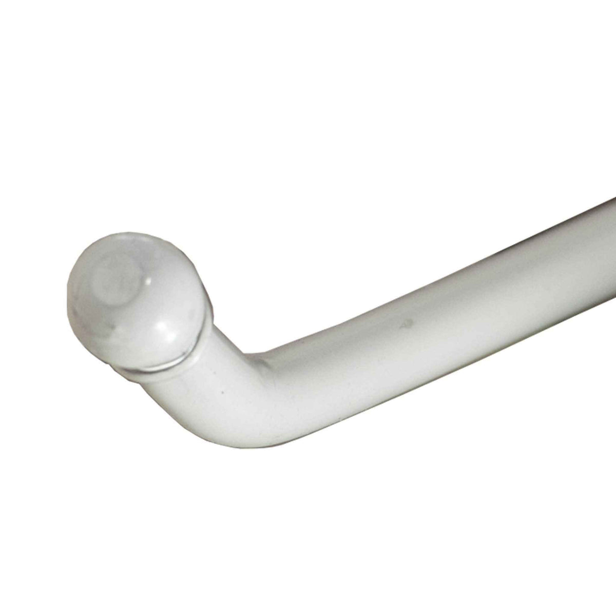 Peg Board Hooks, White Straight 10in Long - Lee Display