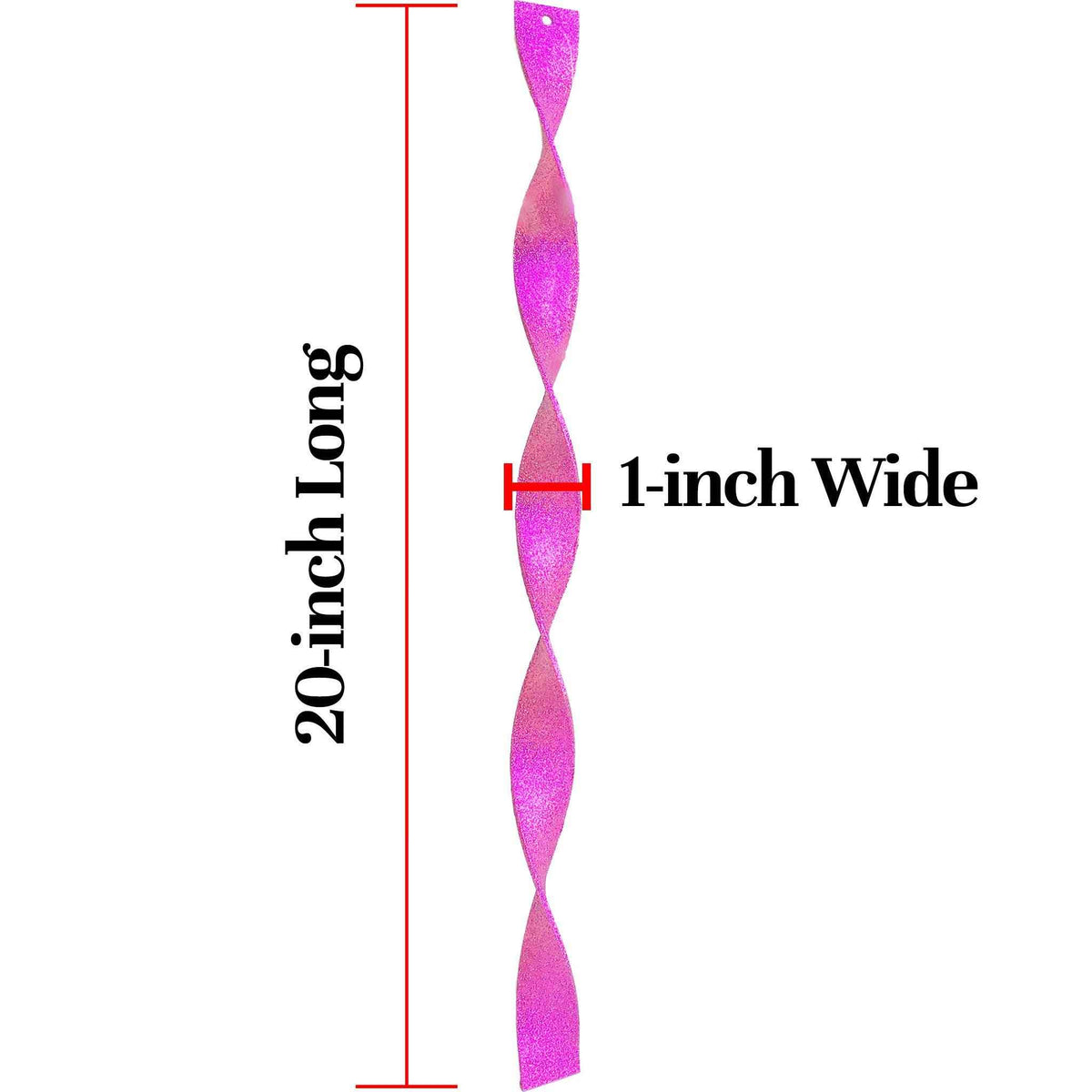 Pink Glitter Icicle Finials - Lee Display