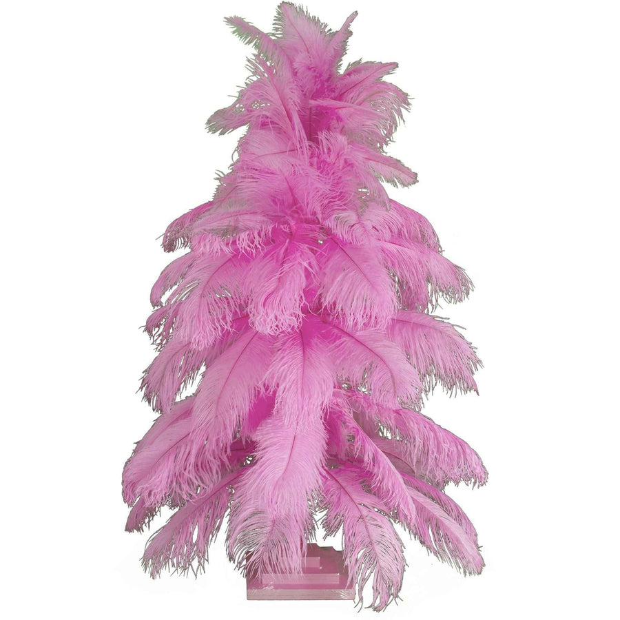 Pink Ostrich Feather Tree - Lee Display