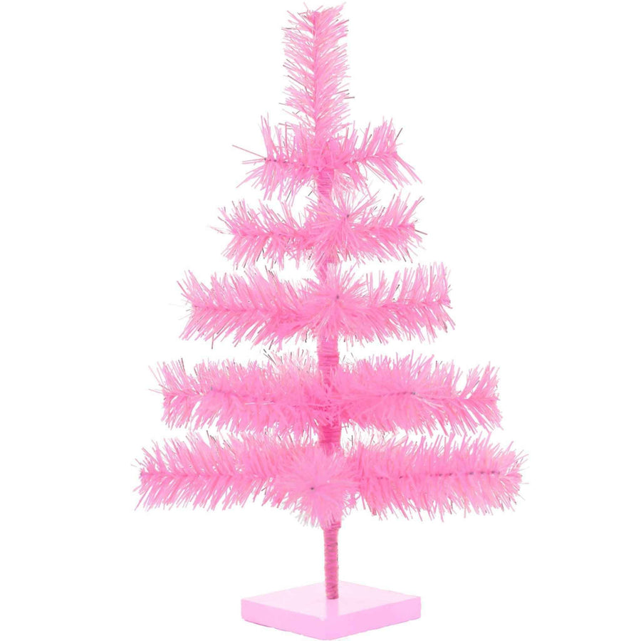 Pink Tinsel Christmas Tree - Lee Display