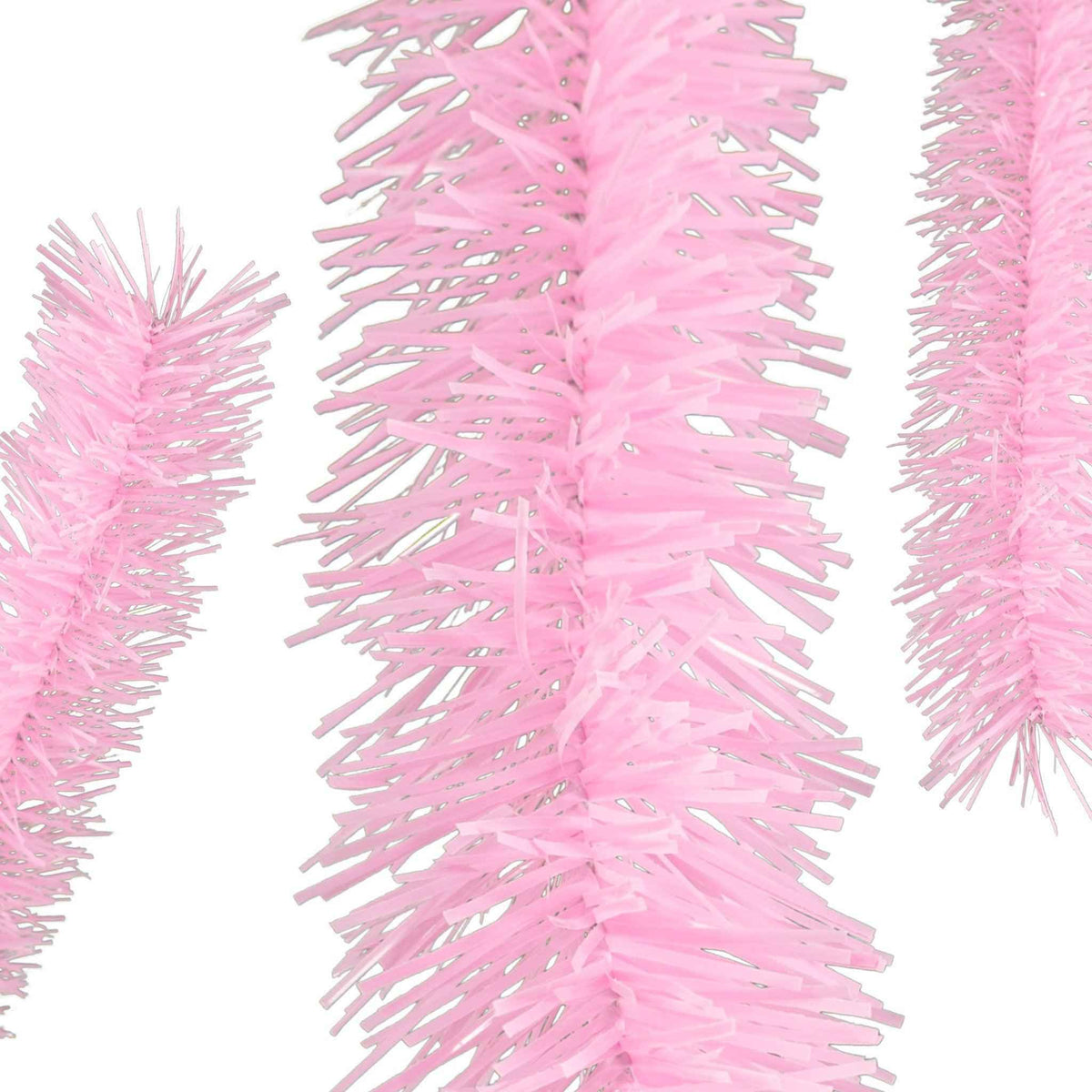 Pink Tinsel Garland - Lee Display
