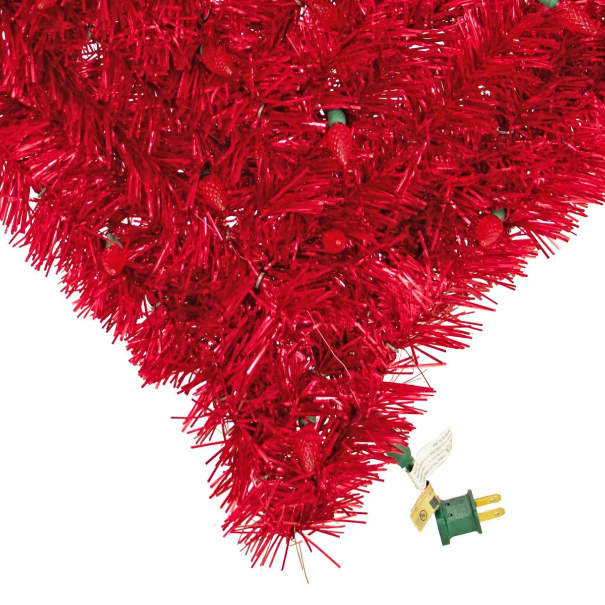 Pre-Lit Valentine's Day Tinsel Hearts with Lights - Lee Display