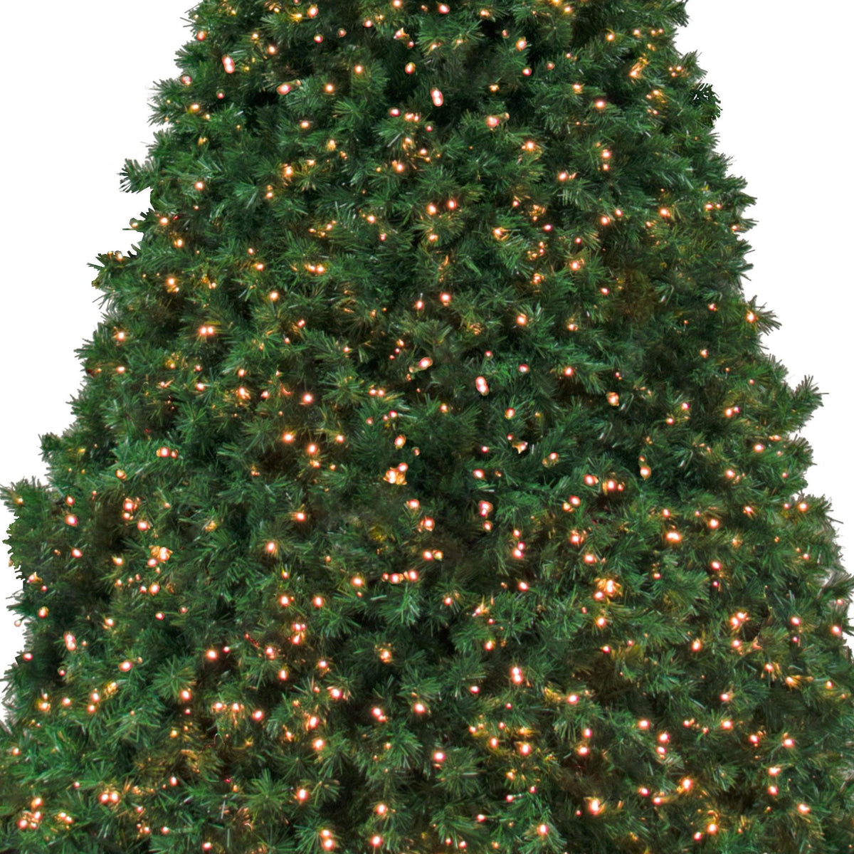 Lee Display's Original 10FT Premier Pine Christmas Trees Pre-Lit with LED Warm White Steady Lights on sale at leedisplay.com
