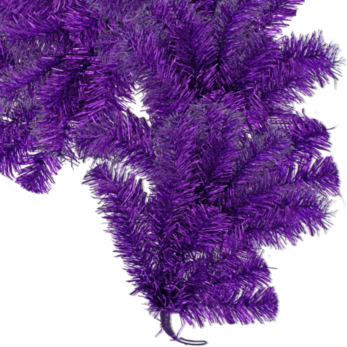 Shop for Lee Display's brand new 6FT Shiny Metallic Purple Tinsel Brush Garlands on sale now at leedisplay.com.  Made on a bendable wire