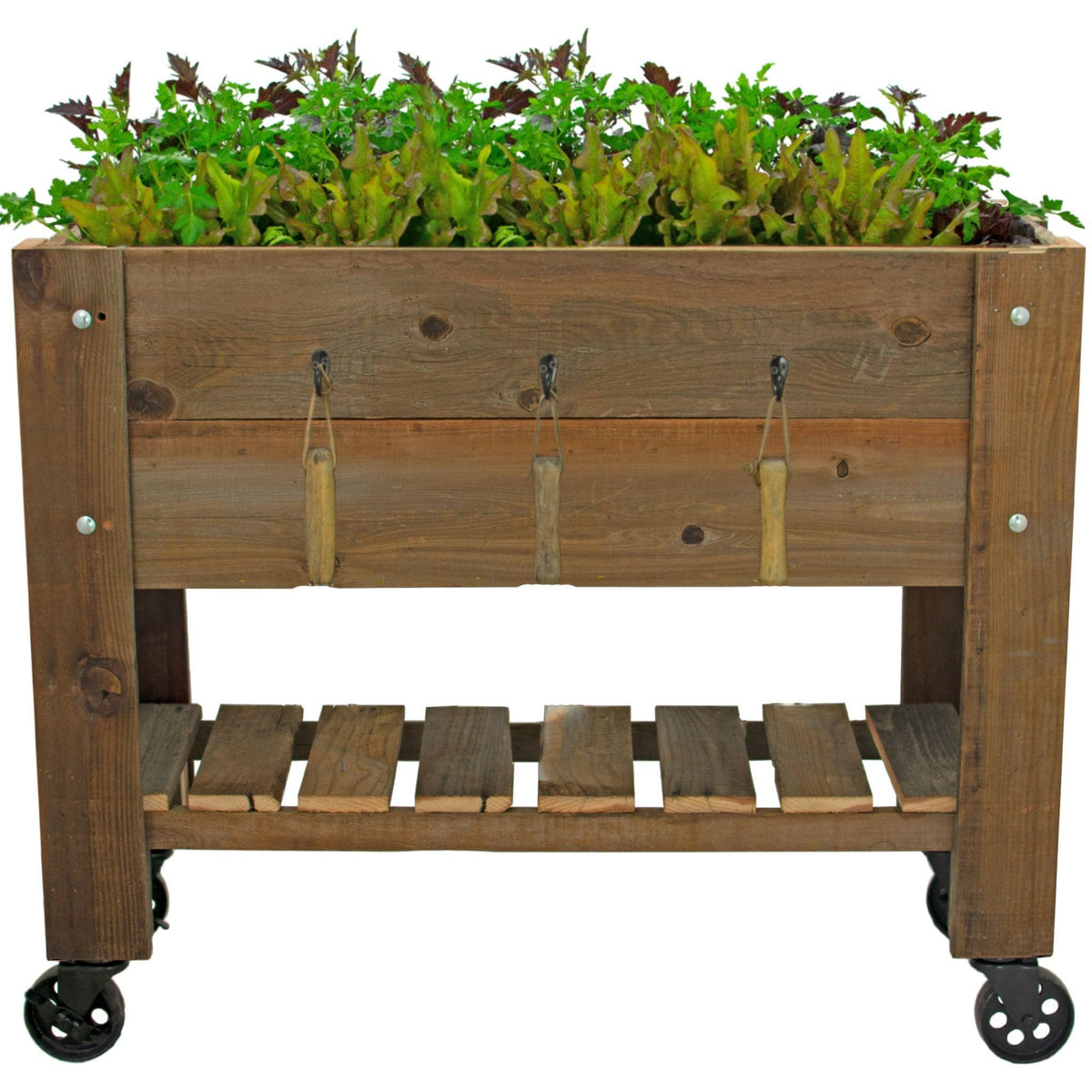Raised Bed Planter Box on Casters - Lee Display