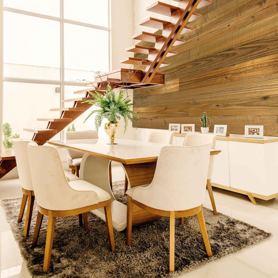 Reclaimed Redwood Wall Panels - Lee Display