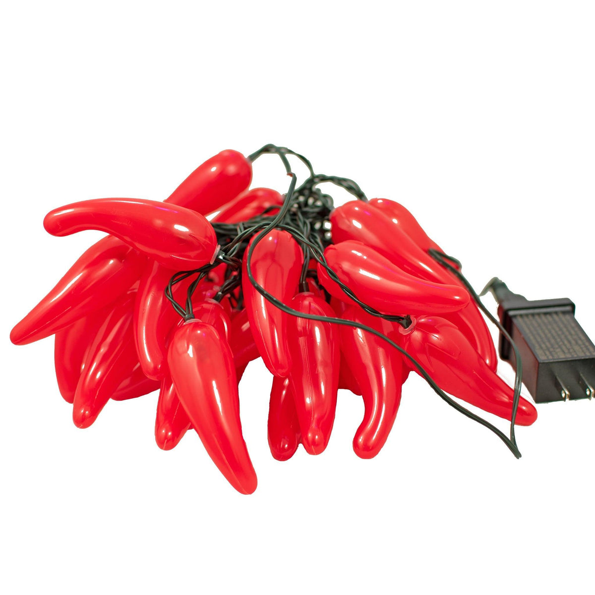 Lee Display's brand new LED Red Chili Pepper Christmas String Lights on sale at leedisplay.com