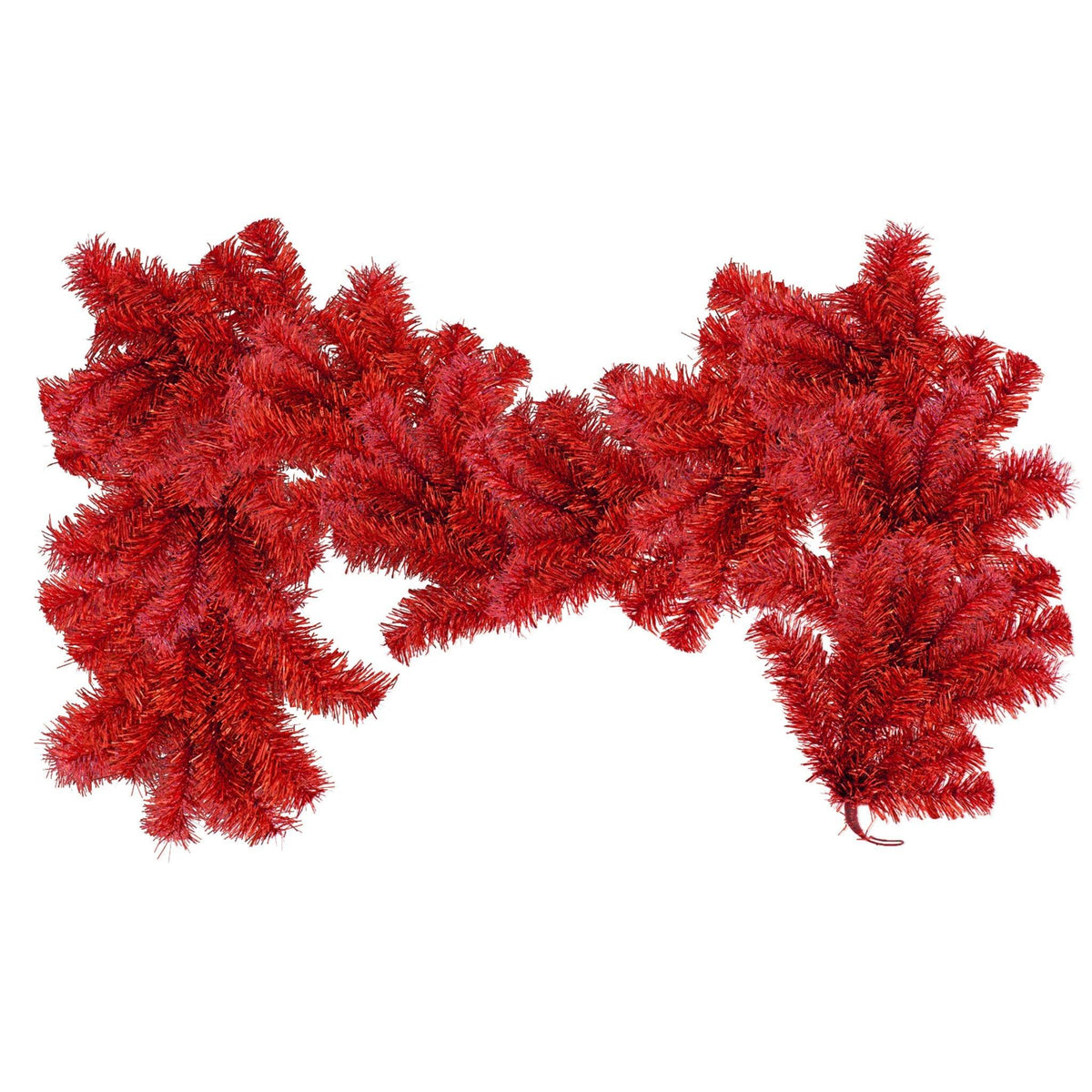 Shop for Lee Display's brand new 6FT Shiny Metallic Red Tinsel Brush Garlands on sale now at leedisplay.com.  
