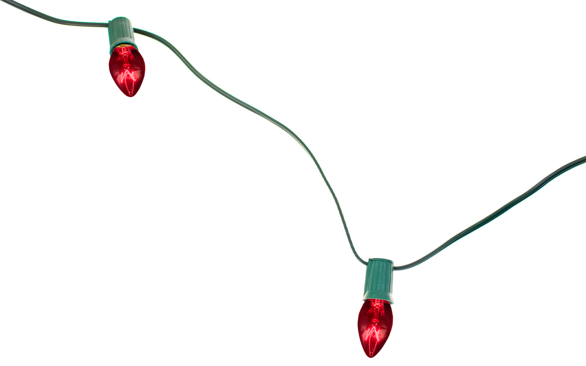Lee Display offers your favorite Red Christmas Lights sold with a 25FT Magnetic Patio String Cord in a set.  On sale now at leedisplay.com