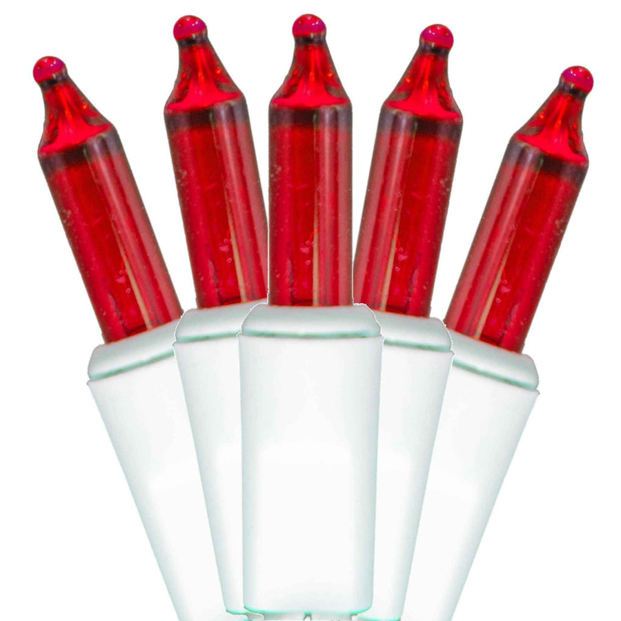 Red Mini Christmas Lights - Lee Display