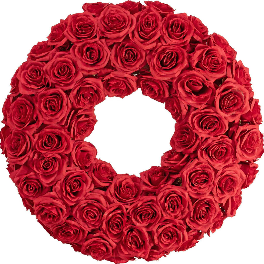 Red Rose Wreath - Lee Display