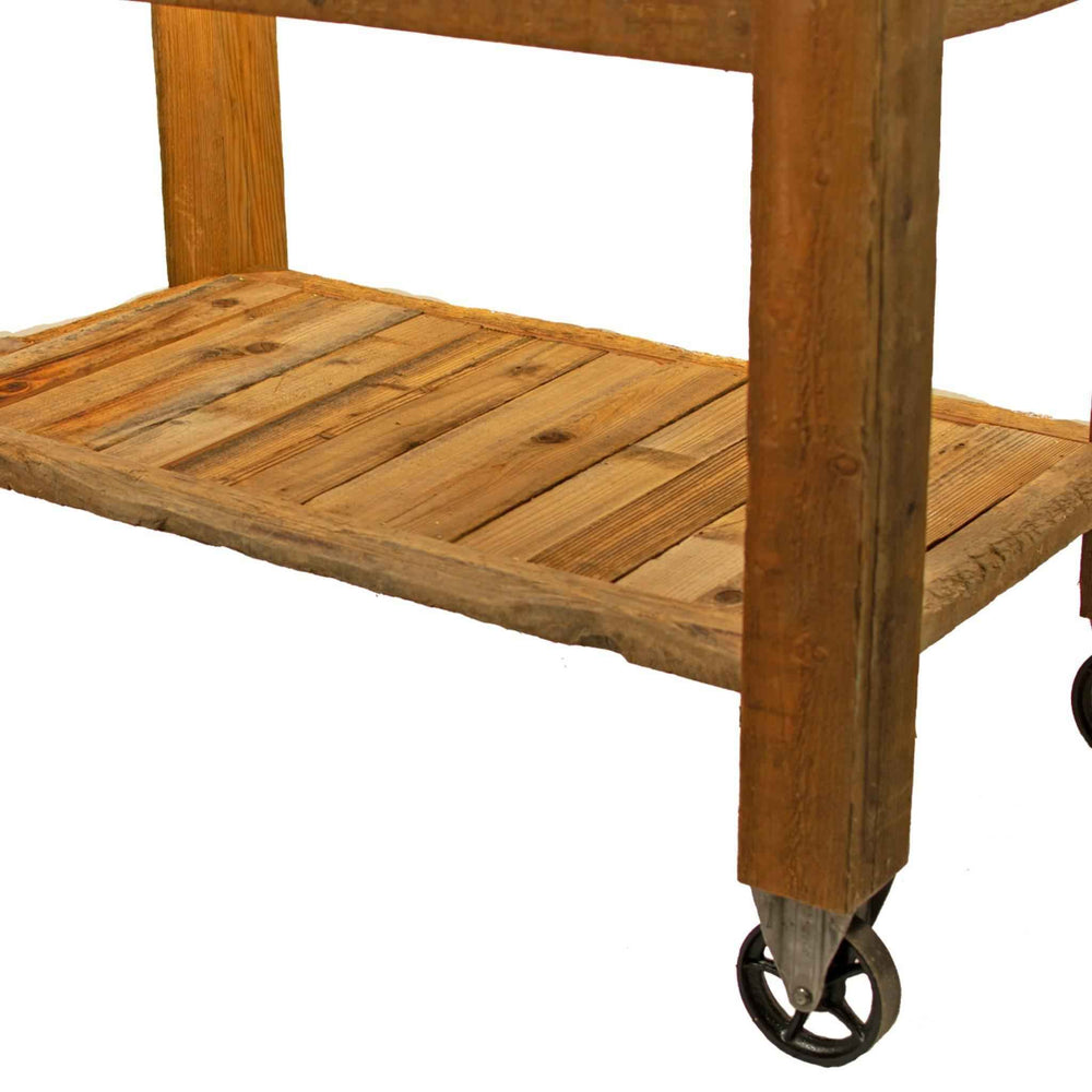 Redwood Potting Table Work Bench Buffet Island Shop Lee Display