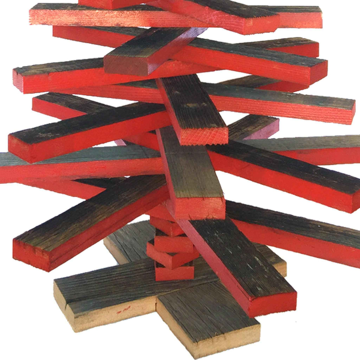 Redwood Slat Christmas Tree - Lee Display