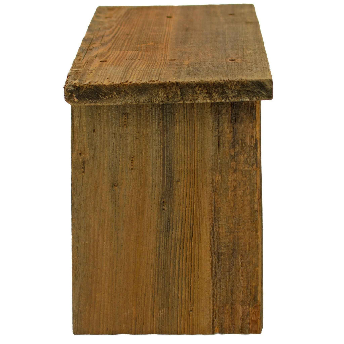 Rustic Redwood Build-Up End Table - Lee Display