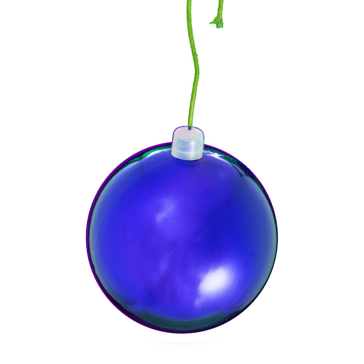 Lee Display offers brand new Shiny Blue Plastic Ball Ornaments at wholesale prices for affordable Christmas Tree Hanging and Holiday Decorating on sale at leedisplay.com