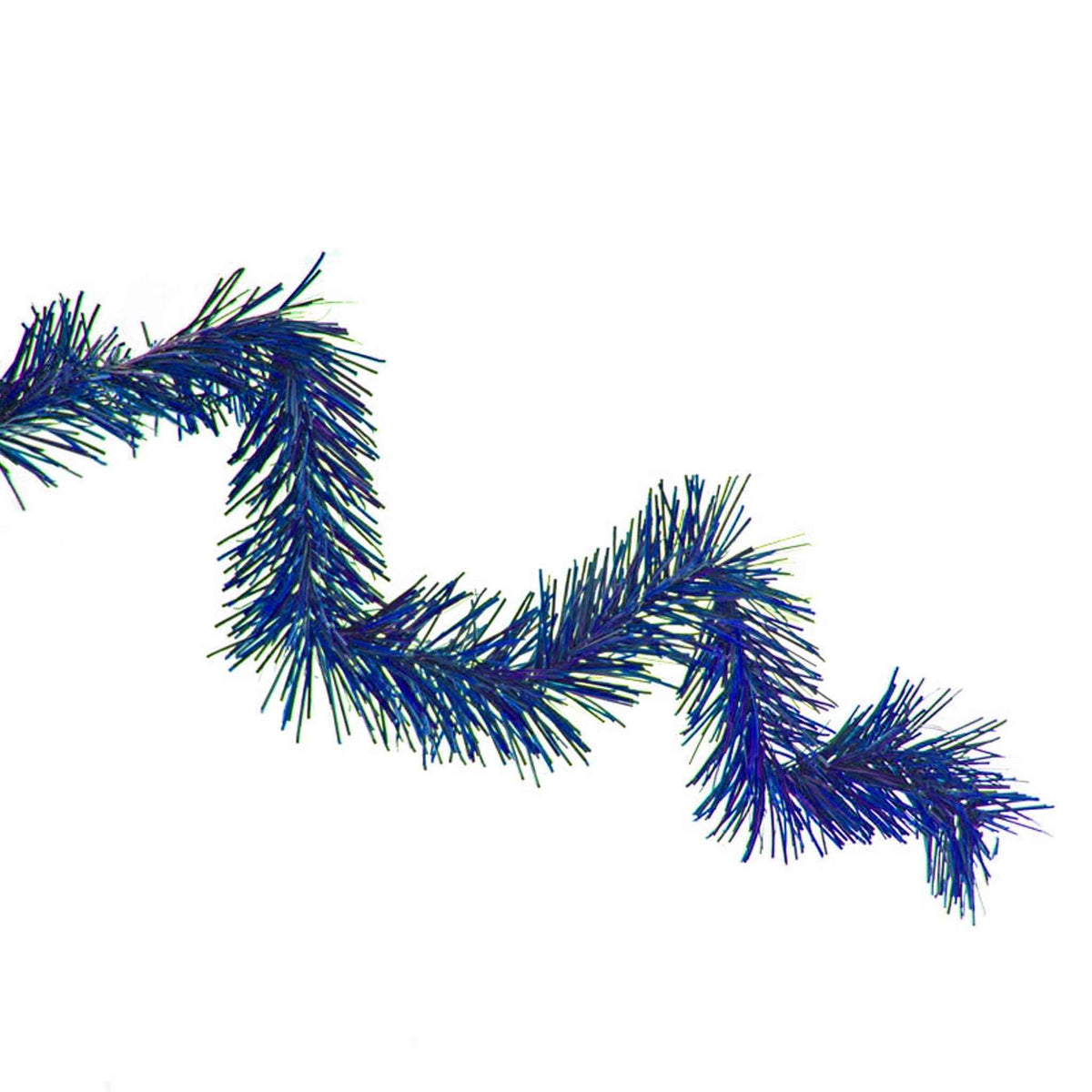 Shiny Blue Tinsel Garland - Lee Display