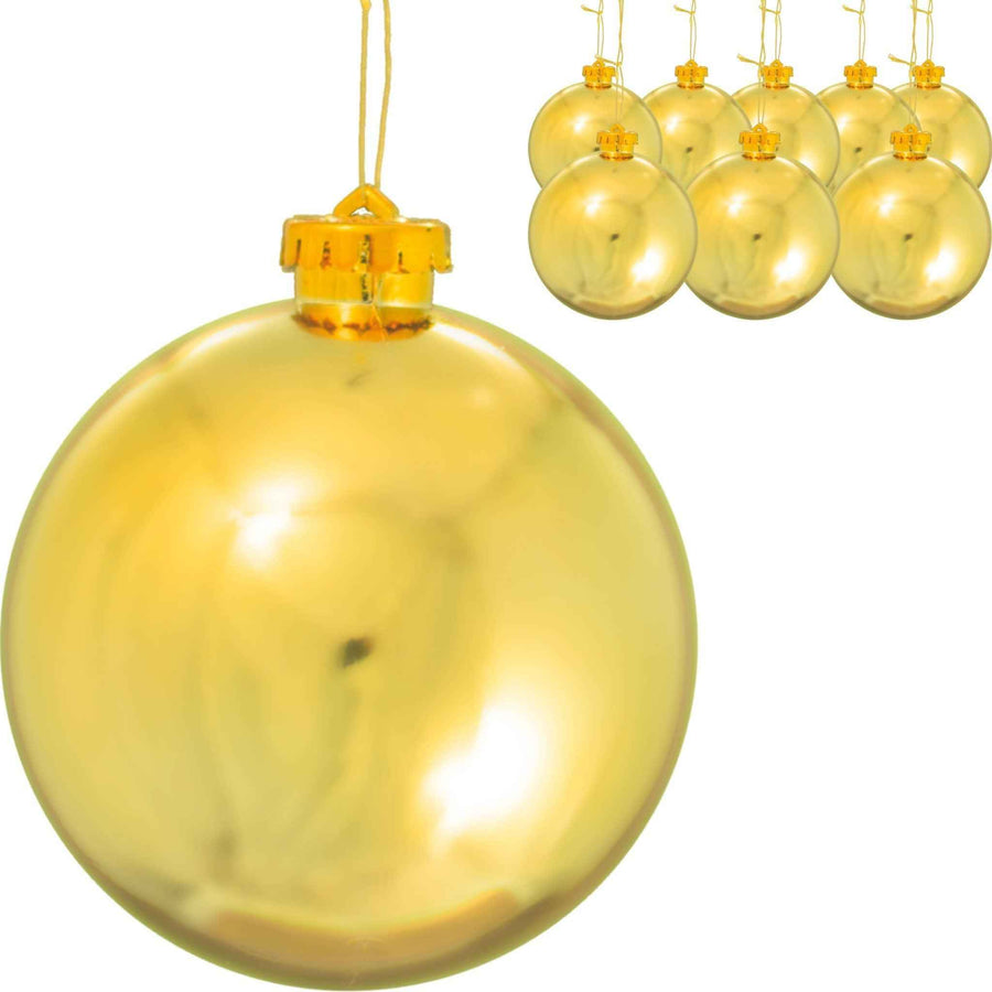 Shiny Gold Ball Ornaments - Lee Display