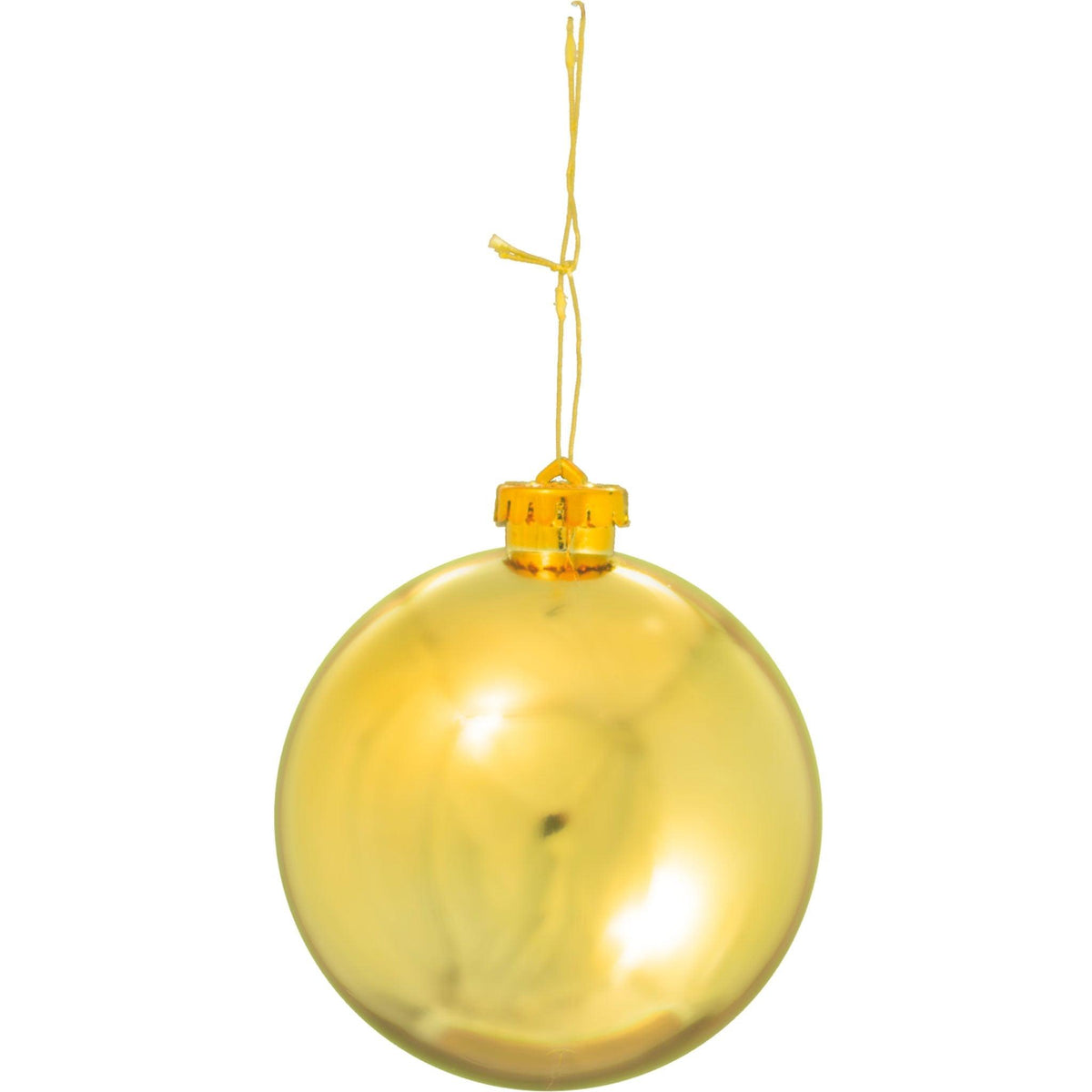 200 mm Gold Christmas Shatterproof Plastic Ball Ornament