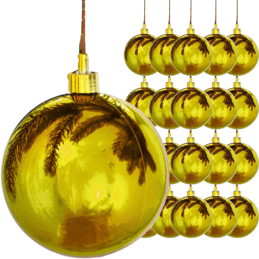 Shiny Gold Ball Ornaments - Lee Display