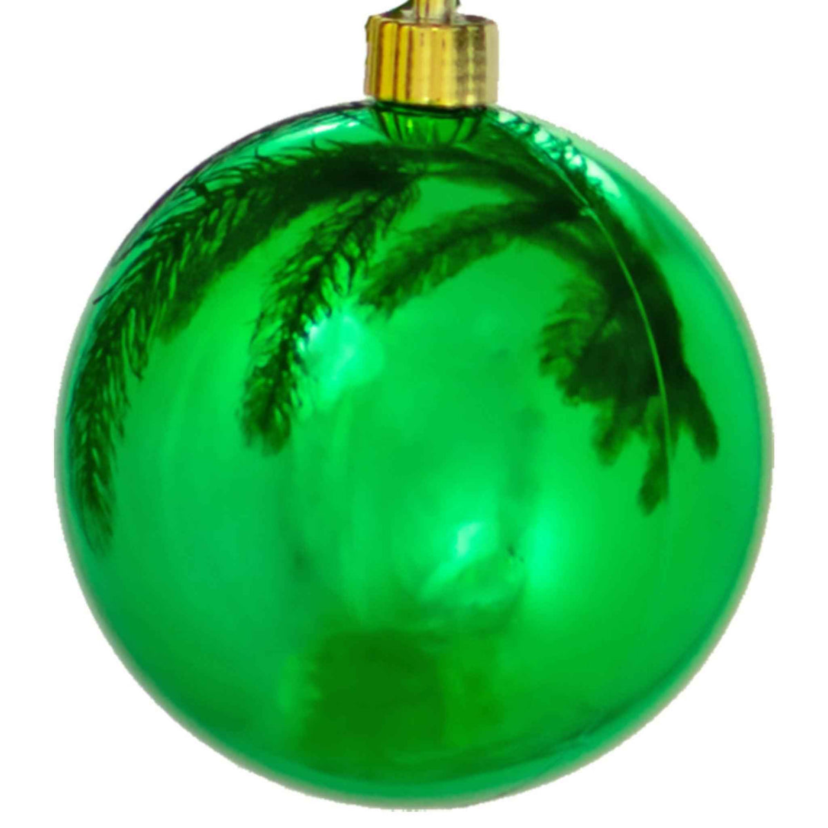 Shiny Green Ball Ornaments - Lee Display