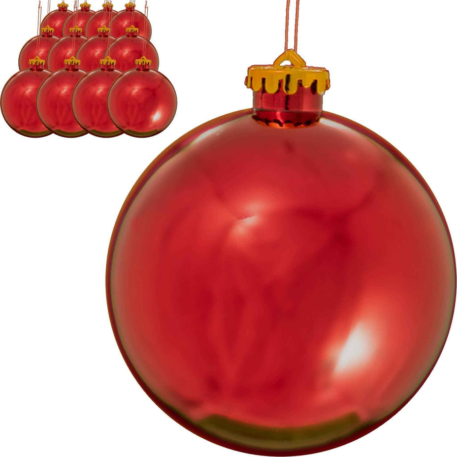 Shiny Red Ball Ornaments - Lee Display
