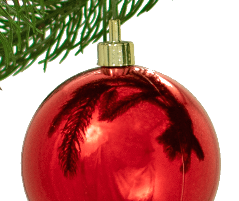 Lee Display's Brand New Shiny Red Plastic Ball Ornaments Shatterproof 280mm