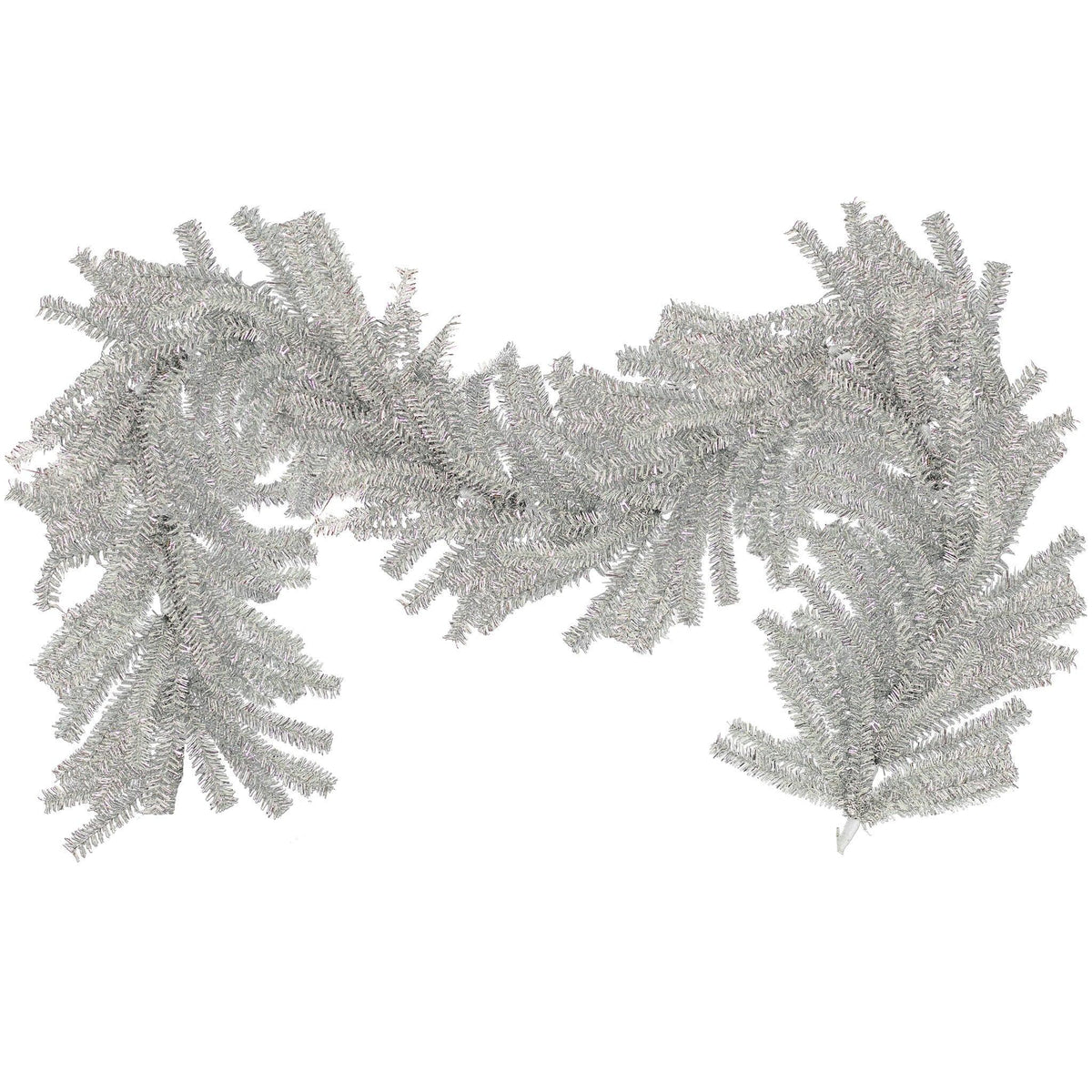 Shop for Lee Display's brand new 6FT Silver 1in Tinsel Brush Garlands on sale at leedisplay.com.  